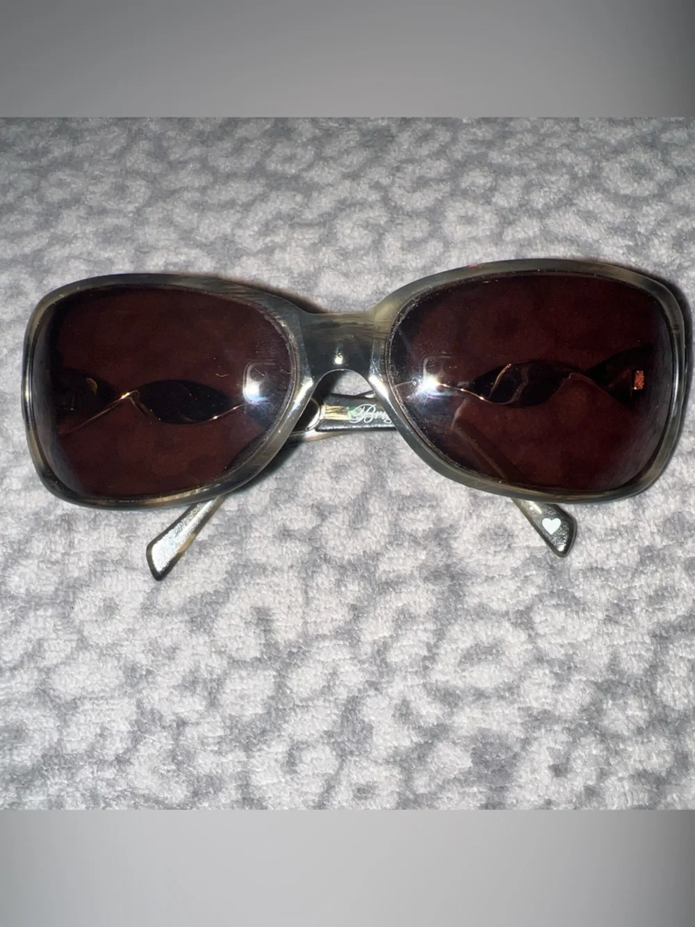 Brighton Smoky Tortoise Twirl Women’s Sunglasses with Brown Gradient Lenses
